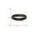 Chisel Ceramic Black 4 mm Polished Wedding Band, Domed - View 6