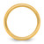 14K Yellow Gold 1.5 mm Standard Comfort Fit Wedding Band, Domed - View 2