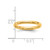 14K Yellow Gold 2.5 mm Standard Comfort Fit Wedding Band, Domed - View 4