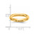 14K Yellow Gold 3.5 mm Standard Comfort Fit Wedding Band, Domed - View 4