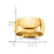 14K Yellow Gold 10 mm Standard Comfort Fit Wedding Band, Domed - View 4