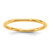 14K Yellow Gold 1.5 mm Lightweight Comfort Fit Wedding Band, Domed