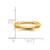 14K Yellow Gold 2.5 mm Lightweight Comfort Fit Wedding Band, Domed - View 4