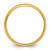 14K Yellow Gold 4.5 mm Lightweight Comfort Fit Wedding Band, Domed - View 2