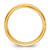14K Yellow Gold 4.5 mm European Comfort Fit Wedding Band, Domed - View 2