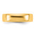 14K Yellow Gold 5.5 mm European Comfort Fit Wedding Band, Domed - View 3