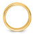 14K Yellow Gold 7 mm European Comfort Fit Wedding Band, Domed - View 2