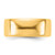 14K Yellow Gold 8 mm European Comfort Fit Wedding Band, Domed - View 3