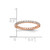 14K Rose Gold Polished Shared Prong 0.5ct Diamond Eternity Band - View 4