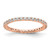 14K Rose Gold Polished Shared Prong 0.5ct Diamond Eternity Band - View 6