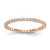 14K Rose Gold Polished Shared Prong 0.5ct Diamond Eternity Band - View 16