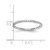 Rhodium-Plated 14K White Gold 0.5ct Lab-Grown Diamond Shared Prong Eternity Band - View 3
