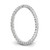 Rhodium-Plated 14K White Gold 0.5ct Lab-Grown Diamond Shared Prong Eternity Band - View 6