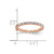 14K Rose Gold Polished Shared Prong Diamond Eternity Band - View 4