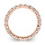 14K Rose Gold Polished Shared Prong Diamond Eternity Band - View 7