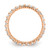 14K Rose Gold Polished Shared Prong Diamond Eternity Band - View 17
