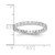 Rhodium-Plated 14K White Gold Lab-Grown Diamond Shared Prong Eternity Band - ET0001-150-WLG - View 3