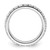Rhodium-Plated 14K White Gold Polished Vintage Diamond Eternity Band - ET0002-100-W4 - View 2