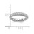 Rhodium-Plated 14K White Gold Polished Vintage Diamond Eternity Band - ET0002-100-W4 - View 4