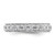 Rhodium-Plated 14K White Gold Polished Vintage Diamond Eternity Band - ET0002-100-W4 - View 8