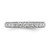 Rhodium-Plated 14K White Gold Polished Vintage Diamond Eternity Band - ET0002-100-W4 - View 18