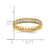 14K Yellow Gold Polished Vintage Diamond Eternity Band - ET0002-100-Y4 - View 14