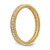 14K Yellow Gold Polished Milgrain Edge Diamond Eternity Band - ET0003-033-Y4 - View 4