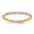 14K Yellow Gold Polished U-Shared Prong Diamond Eternity Band - ET0005-050-Y4