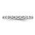 Rhodium-Plated 14K White Gold Polished U-Shared Prong Diamond Eternity Band - ET0005-100-W4 - View 3