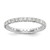 Rhodium-Plated 14K White Gold Polished U-Shared Prong Diamond Eternity Band - ET0005-100-W4 - View 17