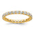 14K Yellow Gold Polished U-Shared Prong Diamond Eternity Band - ET0005-100-Y4