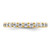 14K Yellow Gold Polished U-Shared Prong Diamond Eternity Band - ET0005-100-Y4 - View 3
