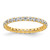 14K Yellow Gold Polished U-Shared Prong Diamond Eternity Band - ET0005-100-Y4 - View 11