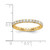 14K Yellow Gold Lab-Grown Diamond Shared Prong Eternity Band - ET0005-100-YLG - View 3