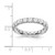 Rhodium-Plated 14K White Gold Lab-Grown Diamond Shared Prong Eternity Band - ET0005-300-WLG - View 3
