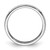Rhodium-Plated 14K White Gold Polished Bezel-Set 0.105ct Diamond Eternity Band - View 7