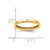 14K Yellow Gold Polished Bezel-Set 0.105ct Diamond Eternity Band - View 4