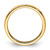 14K Yellow Gold Polished Bezel-Set 0.105ct Diamond Eternity Band - View 7