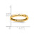 14K Yellow Gold Polished Bezel-Set 0.105ct Diamond Eternity Band - View 9