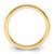 14K Yellow Gold Polished Bezel-Set 0.105ct Diamond Eternity Band - View 12