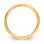 14K Yellow Gold Polished Bezel-Set 0.105ct Diamond Eternity Band - View 17