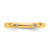 14K Yellow Gold Polished Bezel-Set 0.105ct Diamond Eternity Band - View 18