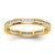 Rhodium-Plated 14K Yellow Gold Polished Channel-Set Diamond Eternity Band - ET0009-050-Y4 - View 16