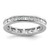 Rhodium-Plated 14K White Gold Polished Channel-Set Diamond Eternity Band - ET0009-100-W4 - View 6