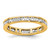 Rhodium-Plated 14K Yellow Gold Polished Channel-Set Diamond Eternity Band - ET0009-100-Y4 - View 11