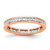 14K Rose Gold Polished Channel-Set Princess Diamond Eternity Band - ET0010-100-R4 - View 11