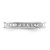 Rhodium-Plated 14K White Gold Polished Channel-Set Princess Diamond Eternity Band - ET0010-100-W4 - View 3
