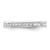 Rhodium-Plated 14K White Gold Polished Channel-Set Princess Diamond Eternity Band - ET0010-100-W4 - View 13