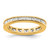 14K Yellow Gold Polished Channel-Set Princess Diamond Eternity Band - ET0010-100-Y4