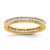 14K Yellow Gold Polished Channel-Set Princess Diamond Eternity Band - ET0010-100-Y4 - View 6